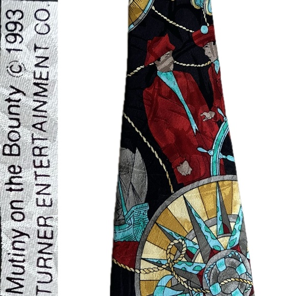 1993 Mutiny on the Bounty Vintage Necktie/Tie/Neck Tie | American Film Classics - Picture 1 of 17